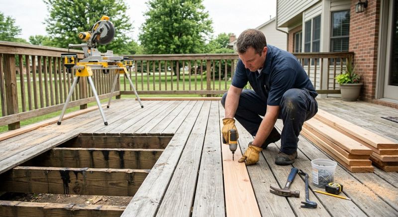 Deck Board Replacement in Redmond, WA
